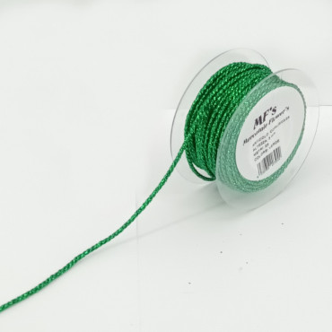 Cordino mm.03 m.25 LUREX verde