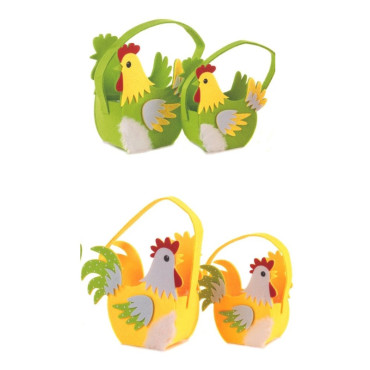 Borsa gallina panno 17×07 (set 2)