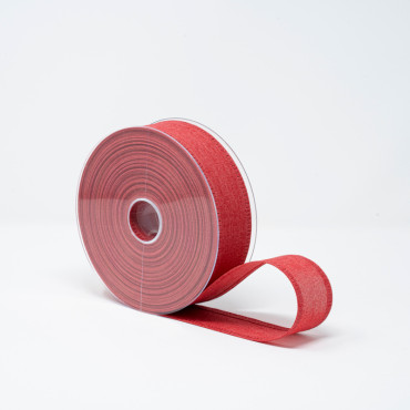 Nastro mm.40 m.20 CANVAS rosso