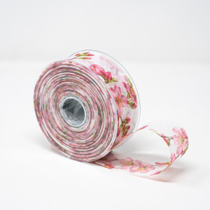 Nastro mm.40 m.25 FLOREALE rosa