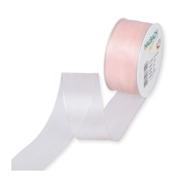 Nastro ORGANZA ANIM. mm.40 m.25 rosa baby