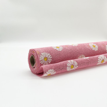 Bobina T 0,51×05 COT.FIORI 3D rosa