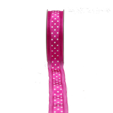 Nastro mm.25 m.20 PUNTO fucsia