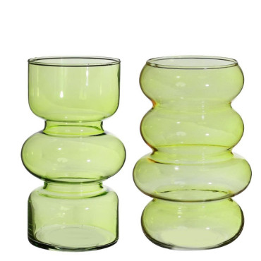 Vaso Twin h.18 verde