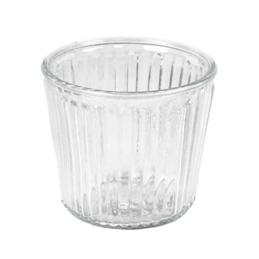 Vaso vetro d.11 trasparente