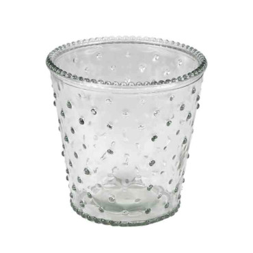 Vaso vetro d.13 trasparente