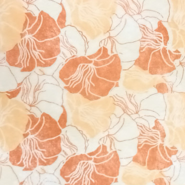 Bobina DF 0,68×09 FLOWERY POLYWEB arancio