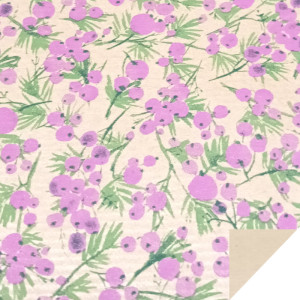 Bobina C 0,75x50 MILLERIGHE fiori fuxia