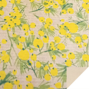 Bobina C 0,75x50 MILLERIGHE fiori giallo