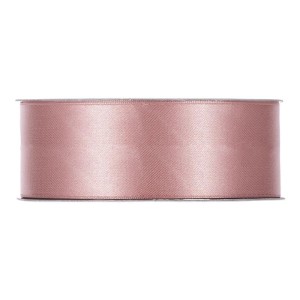 Nastro mm.25 m.50 RASO rosa scuro