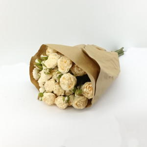 Rose bouquet cm.45 crema