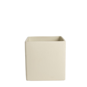 BASIC-Cubo 14x14 crema opaco