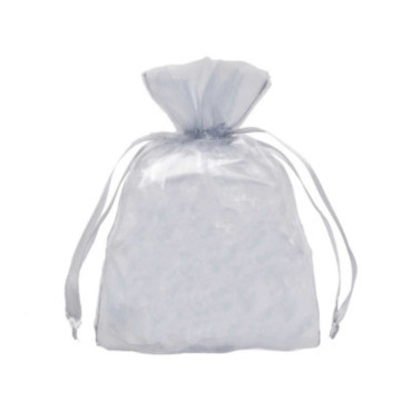 Sacchettino organza 12×17 bianco (pz 10)