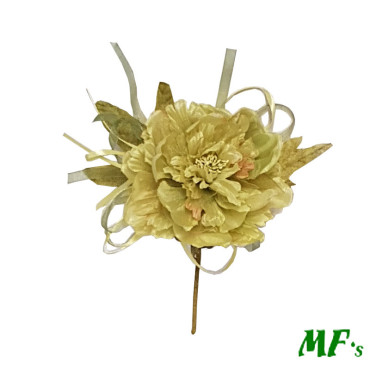 Peonia pick cm. 16 verde