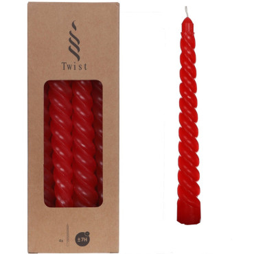 Candela twist h.19 rosso (pz.4)