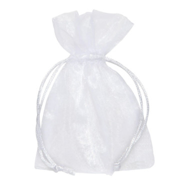 Sacchettino organza 07×10 bianco (pz 10)