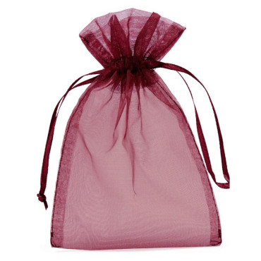 Sacchettino organza 12,5×17 bordeaux (20 pz)