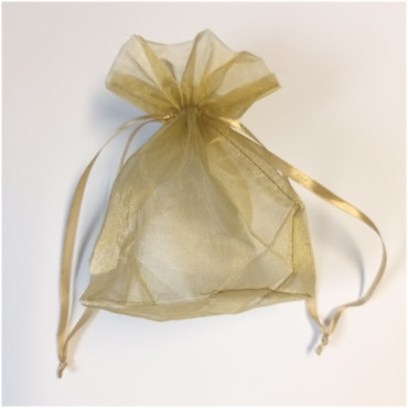 Sacchettino organza 16×16 oro (20 pz)