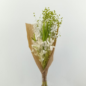 Bouquet erbami BIANCO-VERDE CHIARO mixed (gr.125)