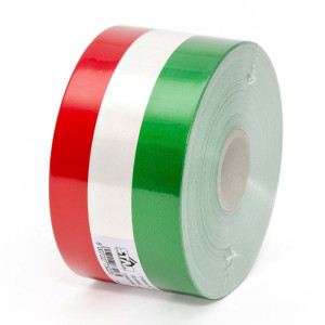 Nastro mm.75 m.100 TRICOLORE italia