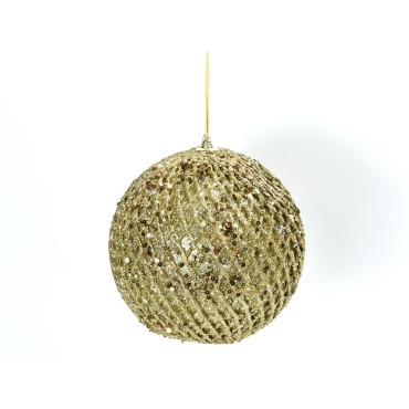 Pallina PVC 20 oro glitter