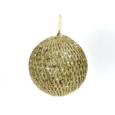 Pallina PVC 15 oro glitter