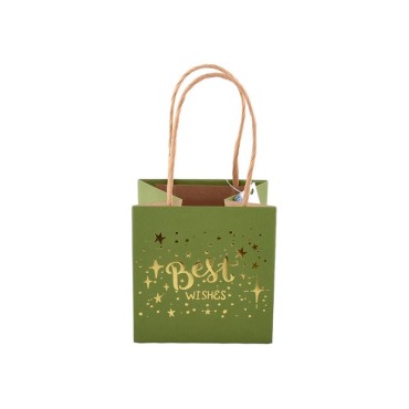 Shopper 10×10 verde (pz.6)