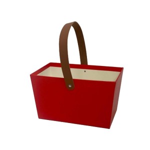 Borsa cartone 23x14 rosso