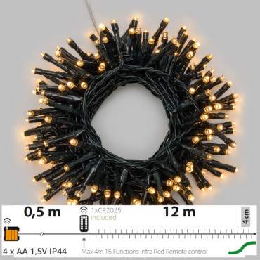 LB-Catena 300 LED calda batteria