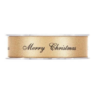 Nastro mm.25 m.25 FR.CHRISTMAS oro