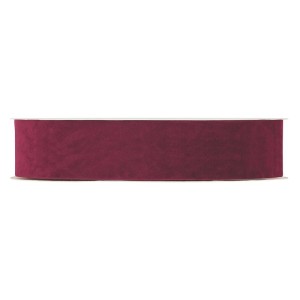 Nastro mm.40 m.30 DBL VELVET bordeaux