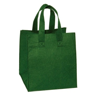 Borsa feltro 25×30 verde