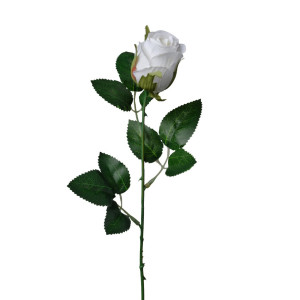 Rosa bocciolo cm.49 bianco