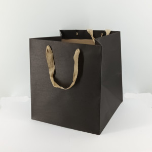 Shopper bag 25x28 nero (pz.10)