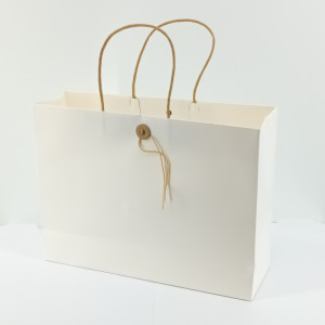 Shopper lock 31x24 bianco (pz.10)