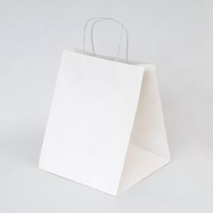 Shopper afc 28x32 carta bianco (pz.25)