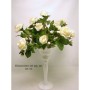 Rosa Jade 15 fiori crema