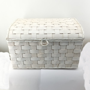 Baule 38x28 bianco