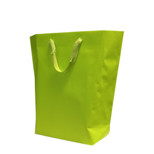 Shopper lus. 28x40 verde acido