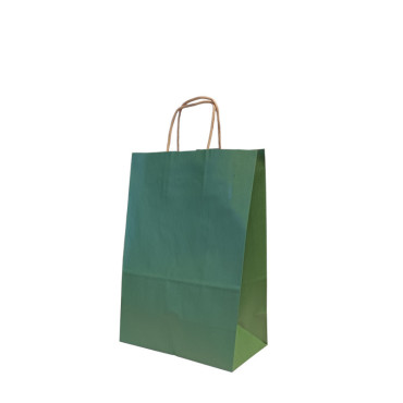 Shopper 16×21 carta col. verde (pz.25)