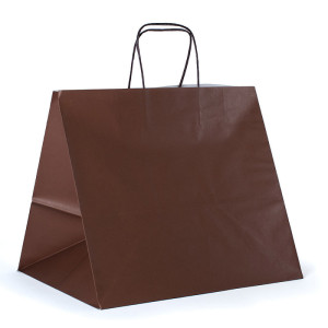 Shopper afc 25x30 carta marrone (pz.25)