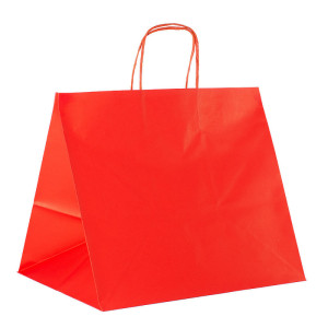 Shopper afc 25x30 carta rosso (pz.25)