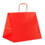 Shopper afc 25x30 carta rosso (pz.25)