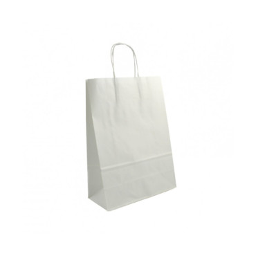 Shopper 26×36 carta bianco (pz.25)