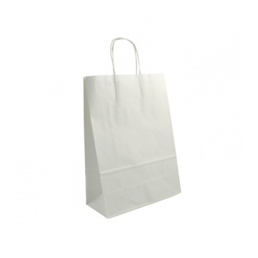 Shopper 32×41 carta bianco (pz.25)