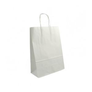 Shopper 36x41 carta bianco (pz.25)