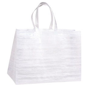 Shopper 32x25 SU,,ERTIME bianco (pz.10)