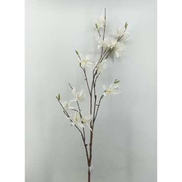 Tralcio magnolia 4 rami cm. 113 bianco