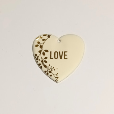 Cuore mm.55 bianco (pz.16)