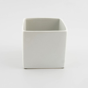 BASIC-Cubo 07x07 bianco opaco